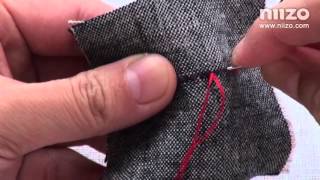 Basic Sewing Stitches Part 3 of 6  Half Back Stitch [upl. by Onek]