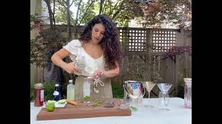 How to make Mojito ala Ellinika Greek with Mastiha Skinos  Greek Cocktails  BarAnar [upl. by Elodea]