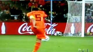 Uruguay Vs Holland Copa MundialWorld Cup 2010 PRIMER GOL [upl. by Nevil266]