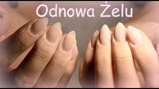 Odnowa uzupełnianie paznokci żelowych jak Ja to robię💅💝 [upl. by Augustina]