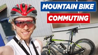 I Tried Mountain Bike Commuting  How Does it Compare to a Road Bike [upl. by Eyssej116]