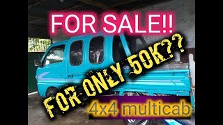 MURANG HALAGA NG 4x4 SUZUKI MULTICAB WITH DOUBLE CANOPYLONG BODYFOR SALE [upl. by Farr]