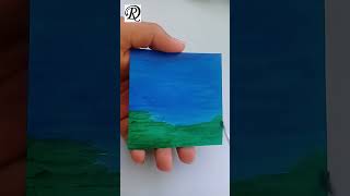 Easy scenery painting ideas [upl. by Castora]