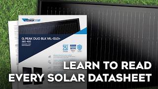 How to read solar panel datasheet — Beginner’s guide [upl. by Lecia]