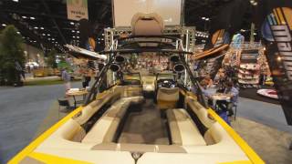 Inside Surf Expo 2013 Malibu Wakesetter 24 MXZ [upl. by Accisej]