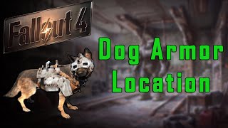 Fallout 4 Dog Armor Location XboxOnePS4PC [upl. by Goda896]