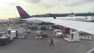 HD Delta B767400 JFKNice France Full Flight Cockpit Fotage [upl. by Zeus518]