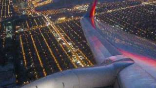 Southwest 737 takeoff from Midway at dusk [upl. by Ahseyt]