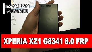 Sony Xperia XZ1 G8341 HOW TO BYPASS GOOGLE ACCOUNT android OREO 80 FRP REMOVE [upl. by Lashond522]