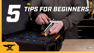 5 Knife Sharpening Tips For Beginners [upl. by Anuaek]