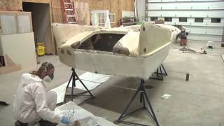 Boat Restoration Glass Magic Playmaster Part 2 [upl. by Georgy24]