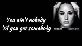 Demi Lovato  Tell Me You Love Me Lyrics Video [upl. by Iphlgenia]