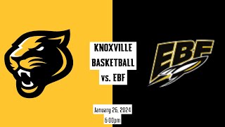 Knoxville Basketball vs EddyvilleBlakesburgFremont Rockets [upl. by Nywg]