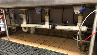 Leaking Pipes Commercial Sink Repair [upl. by Ahsied16]