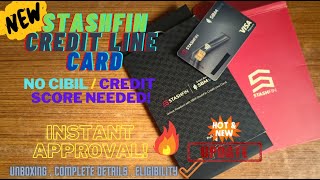 New StashFin CREDIT Line CARD  No CIBIL required Complete Details Eligibility TheTechFact Loan [upl. by Enelrats93]