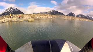 Sailing to the legendary Lloyd hotel in Möllersfjorden SvalbardSpitzbergen [upl. by Adelice302]