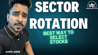 What is Sector Rotation  Best Way to Select Stock  Intraday Stocks priceactiontradinglive [upl. by Esirahc]