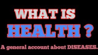 General aspects of HEALTH and DISEASES for NEET  AIIMS and JIPMER [upl. by Annaej]