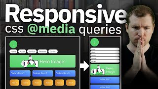 CSS Media Queries Tutorial for Responsive Design [upl. by Obel902]