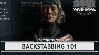 Warframe Swapping Syndicates Backstabbing 101 thedailygrind [upl. by Ahsinod784]