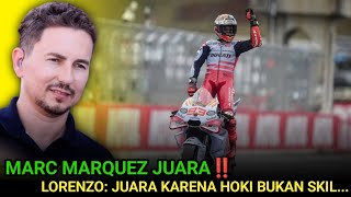 MotoGP Hari Ini Kontroversi Juara Marc Marquez Pada MotoGP Australia 2024😱 [upl. by Hakeem486]