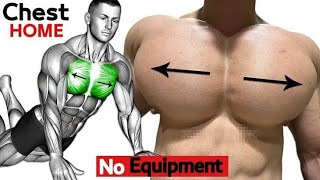 4 Minutes Chest Workout At Home  Get Wider Chest No Equipment [upl. by Nikki332]