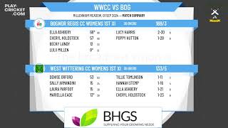 West Wittering CC Womens 1st XI v Bognor Regis CC Womens 1st XI [upl. by Nylorac717]