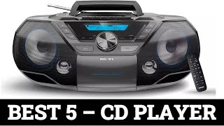 Top 5 Best CD Player 2024 [upl. by Calen]