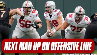 Ohio State offensive line has next man up mentality as injuries pile up  Ohio State football [upl. by Clance]