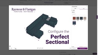 Raymour amp Flanigan Expands 3D Cloud Partnership with New 3D Configurator [upl. by Yle682]