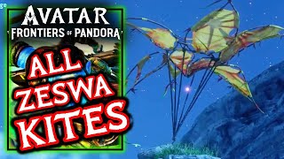 Avatar Frontiers of Pandora  All 9 Zeswa Kites  The Wind Will Carry Us Quest [upl. by Berti]