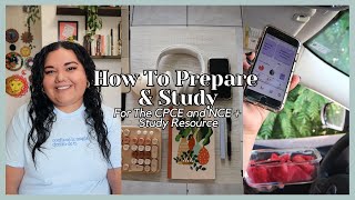 How To Prepare amp Study For The CPCE and NCE  Study Resource [upl. by Hephzipa]