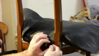 How to Upholster Biedermeier Chair Part 2 [upl. by Atlee999]