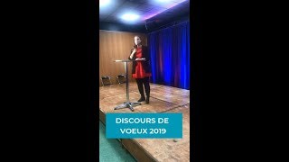 DISCOURS DE VOEUX POUR LANNÉE 2019 [upl. by Abelard]