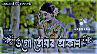 ওগো তোমার আকাশ  Ogo Tomar Akash  Bangla Lofi Song  Slowed 💞 Reverb  Ripon Lofi BD 2024 1 mlion [upl. by Oidiple]