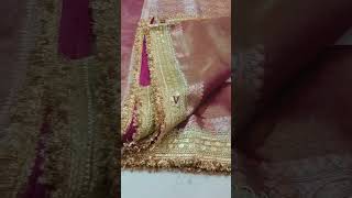 Fabricbanarasi soft JANGLA tissue silk saree collection Price2850freeship Despatch time23days [upl. by Nosilla54]