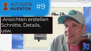 Autodesk Inventor 9 Ansichten erstellen [upl. by Aihtnyc]