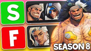 The OFFICIAL Season 8 Overwatch 2 Hero Tier List [upl. by Aissej]