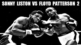 SONNY LISTON VS FLOYD PATTERSON 2 HIGHLIGHTS HEAVYWEIGHT KNOCKOUT [upl. by Eimor]