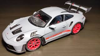 118 Norev Porsche 911 Gt3 RS 992 Diecast Model Car Review [upl. by Aserehs]