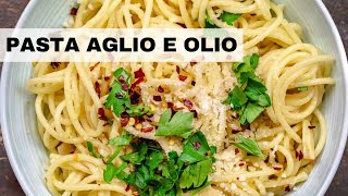 Spaghetti Aglio e Olio  Easy Pasta Recipe 15Minutes [upl. by Ayatnahs]