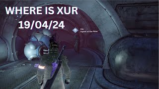 Where is Xur 190424 DESTINY [upl. by Notecnirp]