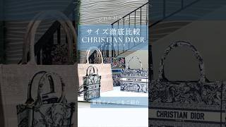 【CHRISTIAN DIOR】ブックトート サイズ徹底比較！shorts DIOR ディオール [upl. by Alaunnoif]