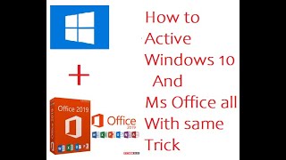 How To Active Windows 10 amp Microsoft Office all Permanently Free 2020  Free License [upl. by Esidnac666]