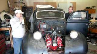 1935 Ford Flathead Startup [upl. by Florry]