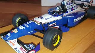 118 Minichamps Damon Hill 1995 Rothmans Conversion  Williams FW17 Renault  Diecast Review [upl. by Braeunig]