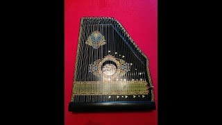 Theme from Laputa played on a 5 chordzither [upl. by Sparke846]