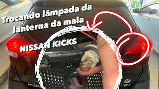 Como trocar a lâmpada da lanterna traseira do NISSAN KICKS [upl. by Gide]