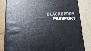 Blackberry passport unboxing 2024 [upl. by Eentruok]