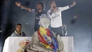 Celebración completa en Cibeles Real Madrid Campeón Liga 201617 [upl. by Inimod]